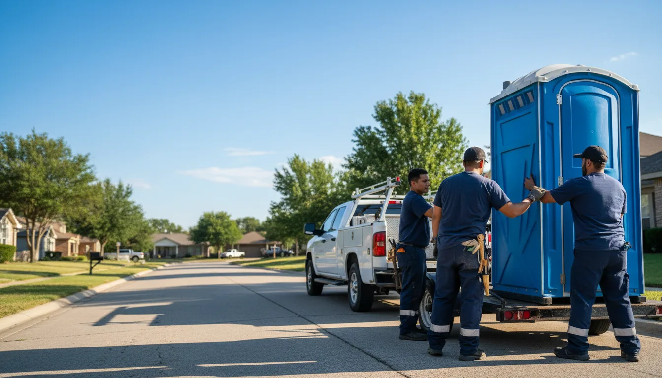 Portable Toilet Rental in Bedford, TX near me